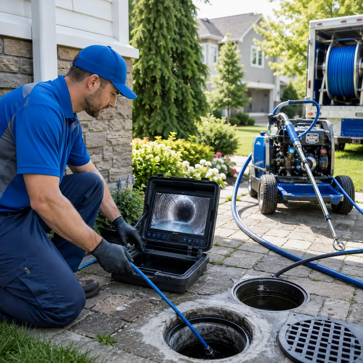Outdoor drain cleaning professionals serving Ruso, ND